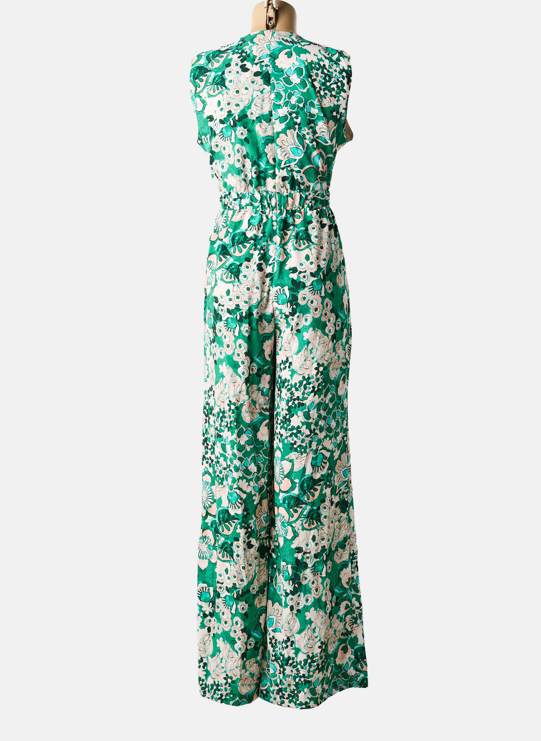 Salopetă-pantalon verde MORGAN femeie