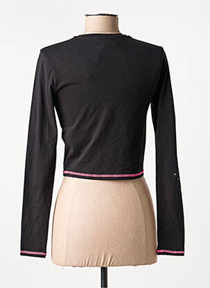 Top scurt negru ONLY femeie