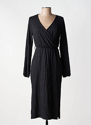 Rochie midi mâneci 3/4 mâneci 3/4 negru VERO MODA femeie