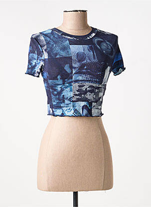 Tricou albastru TALLY WEIJL femeie