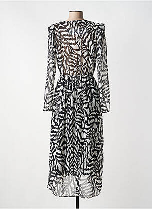 Rochie midi negru MORGAN femeie