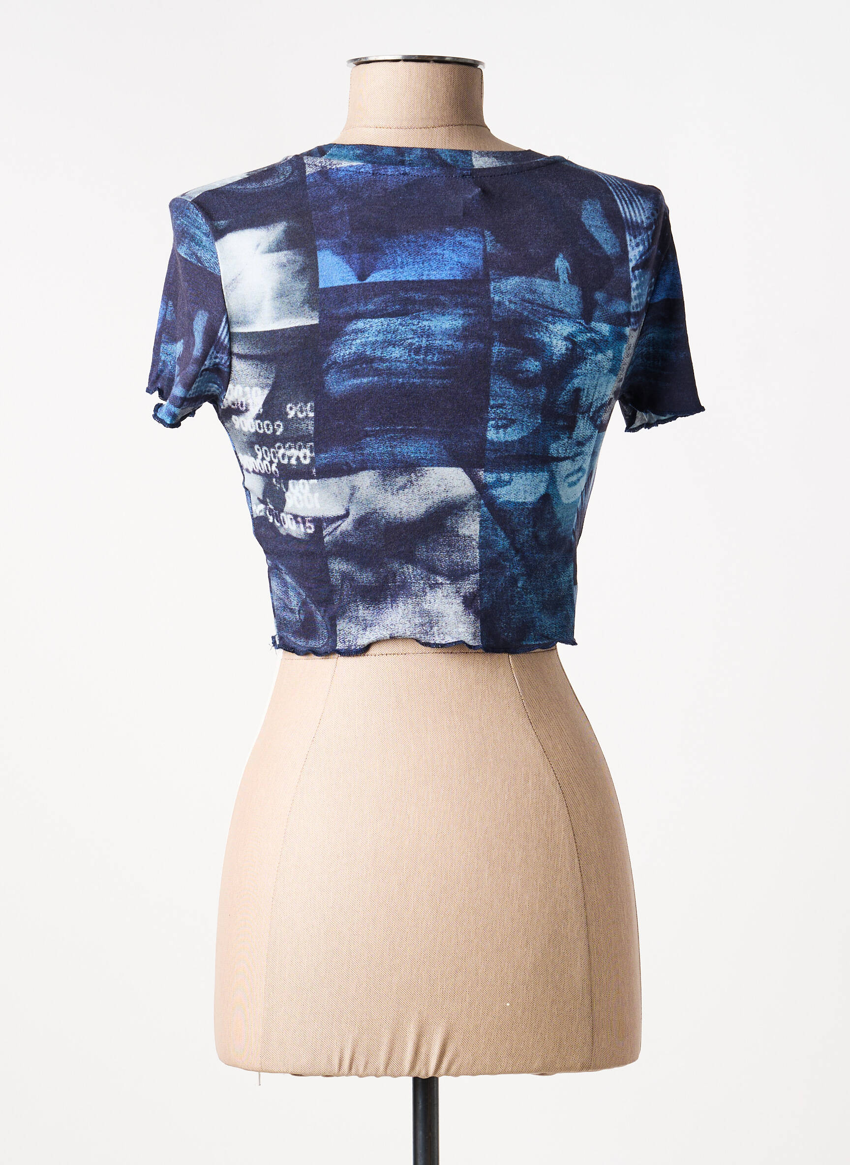 Tricou albastru TALLY WEIJL femeie