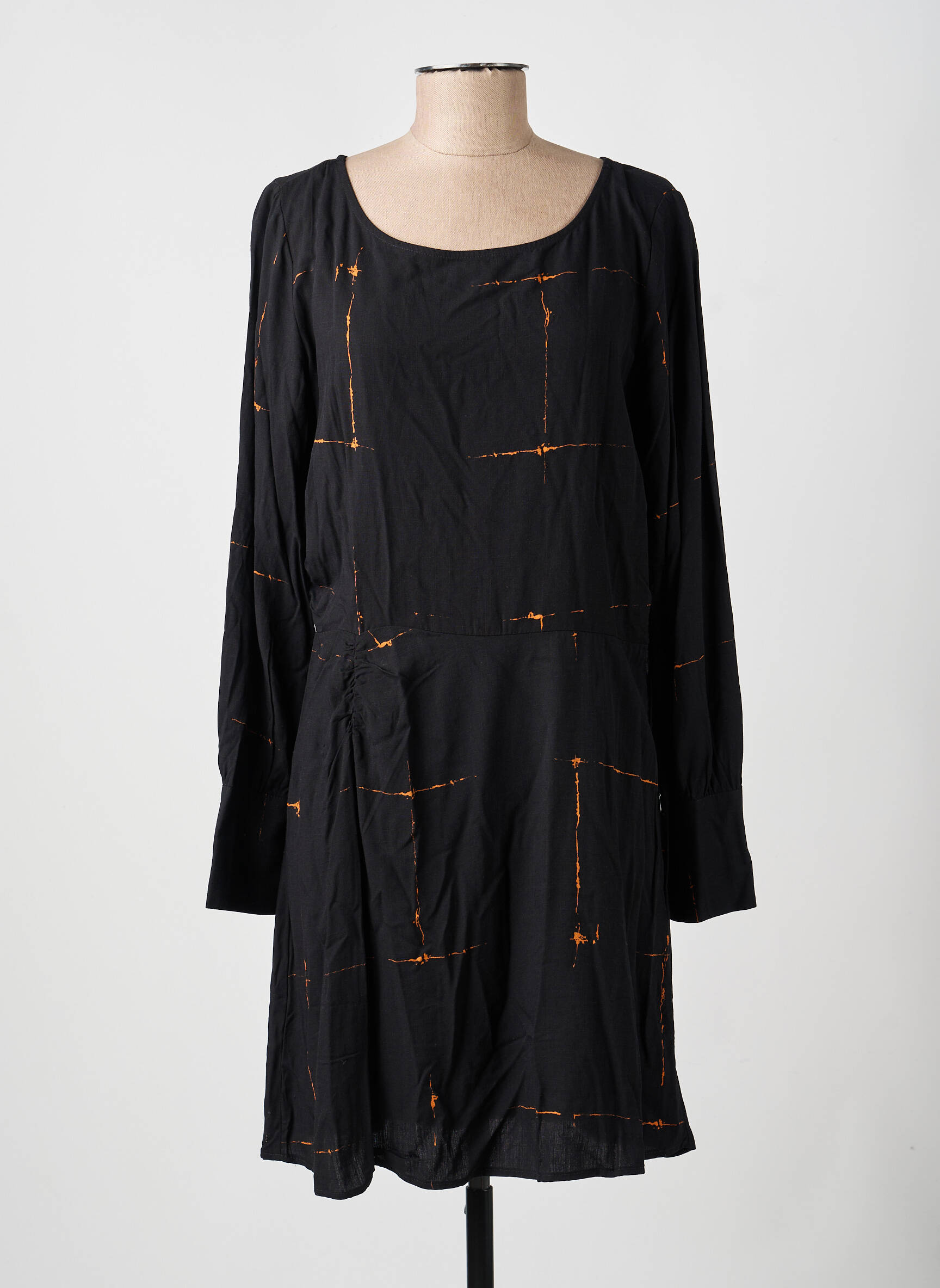 Rochie scurtă mâneci lungi mâneci lungi negru VILA femeie