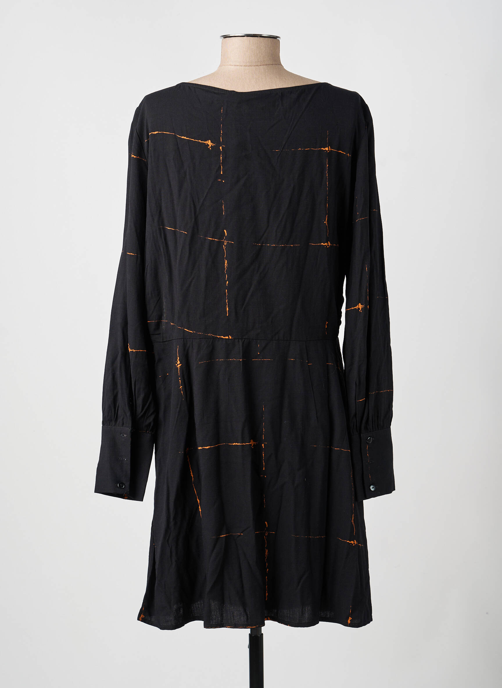 Rochie scurtă mâneci lungi mâneci lungi negru VILA femeie