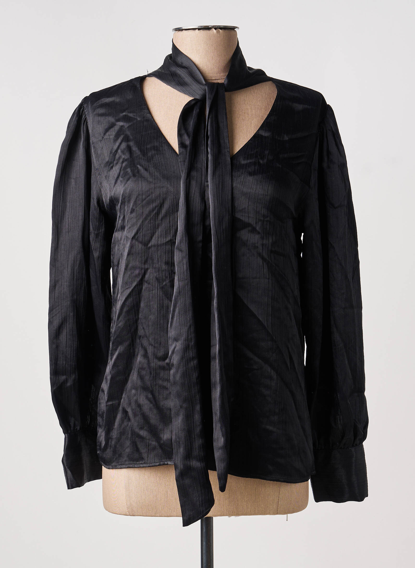 Cămașă negru ASTRID BLACK LABEL femeie