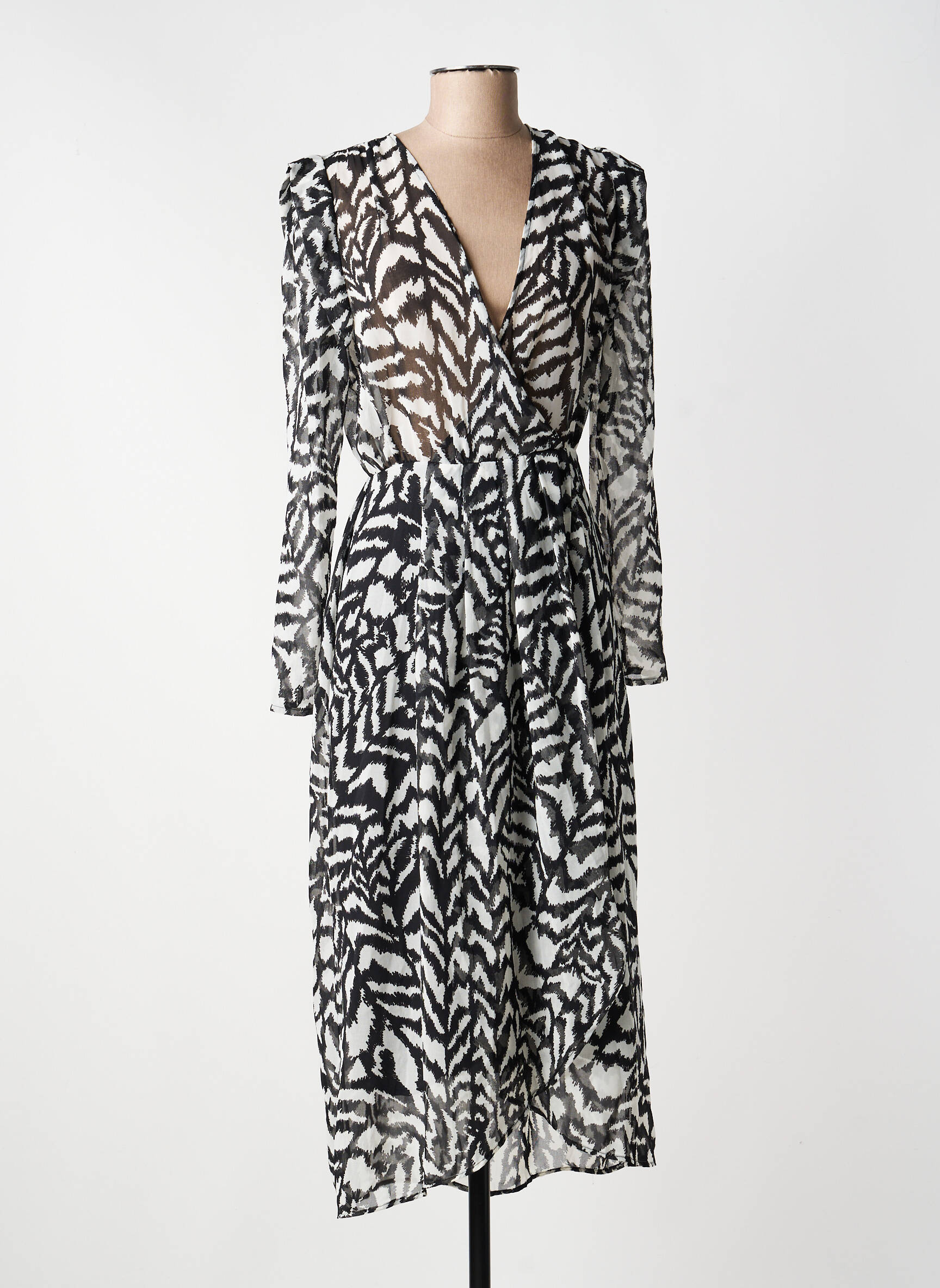 Rochie midi negru MORGAN femeie