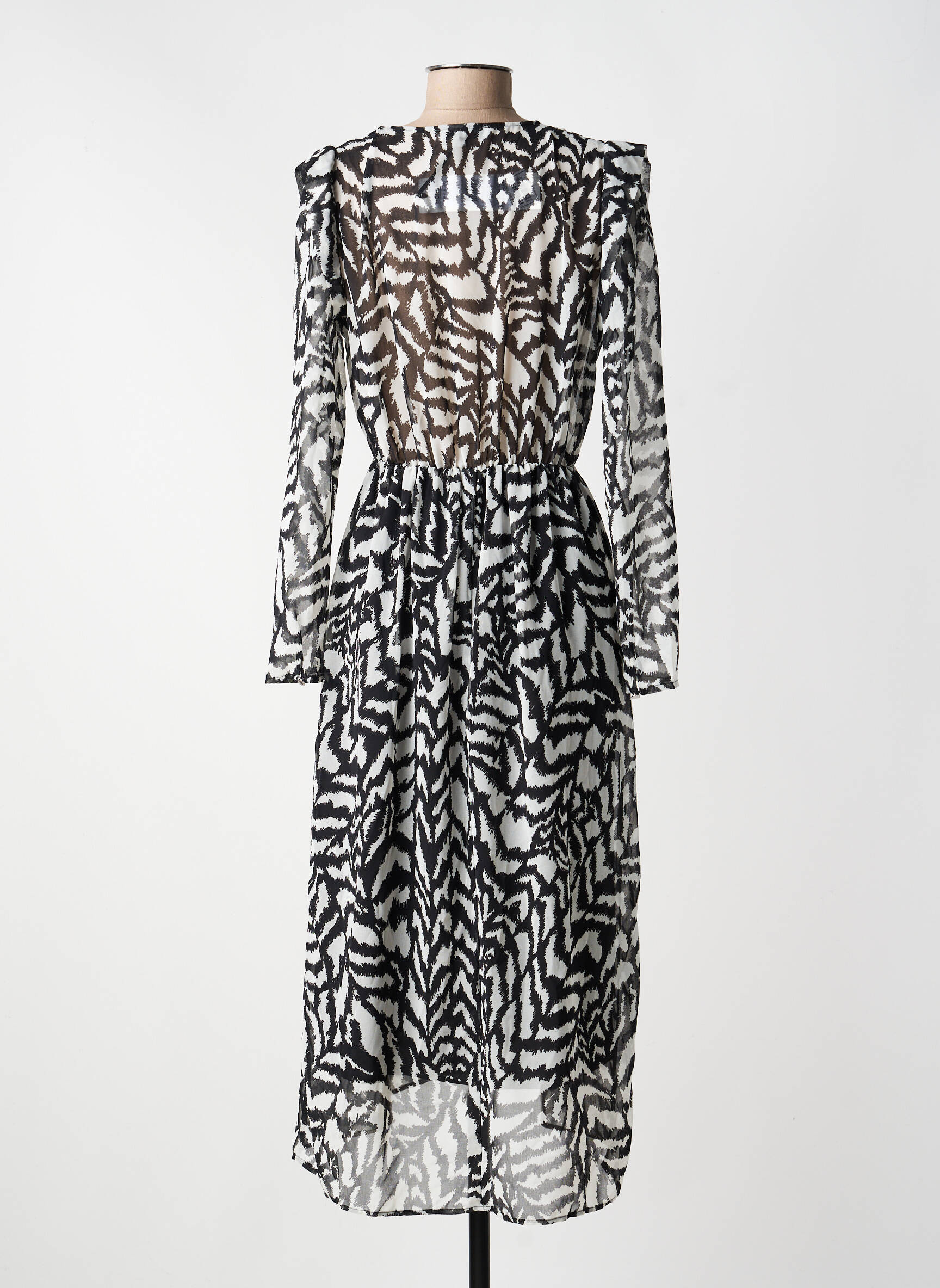 Rochie midi negru MORGAN femeie