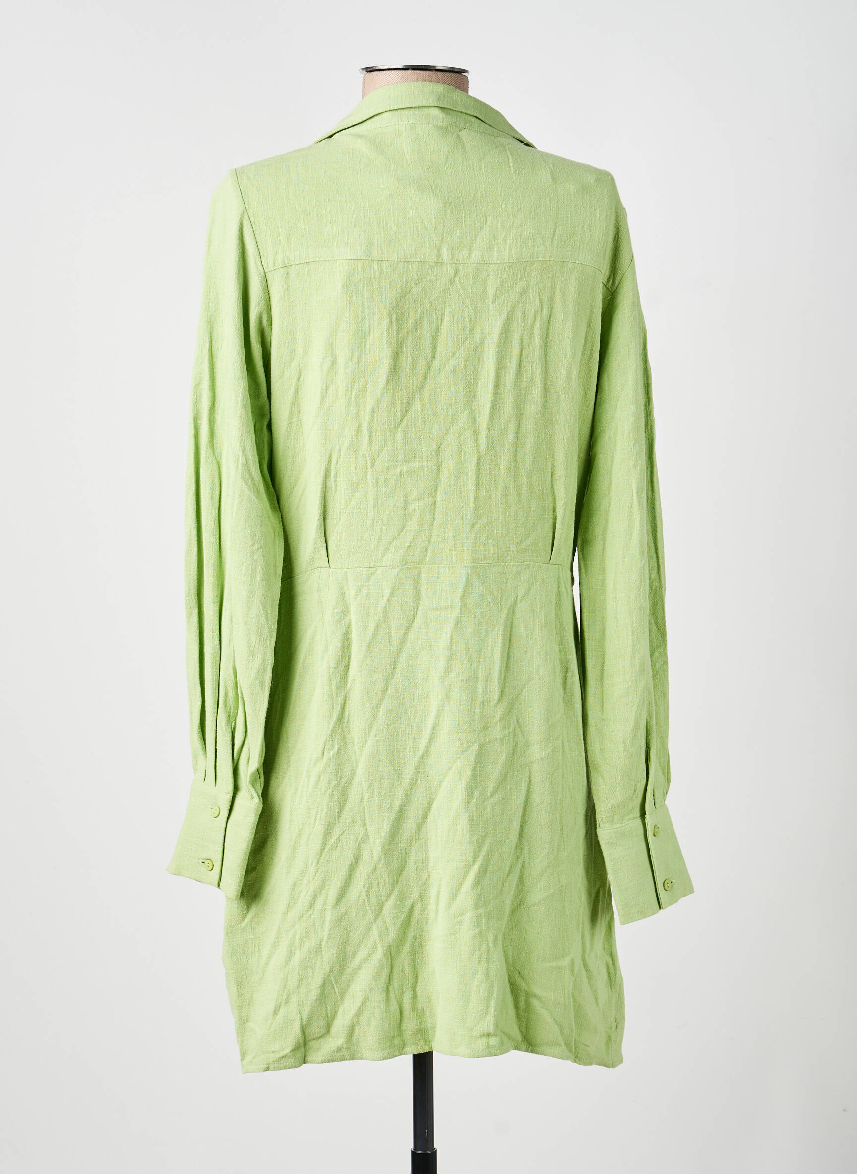 Rochie scurtă verde 24 COLOURS femeie