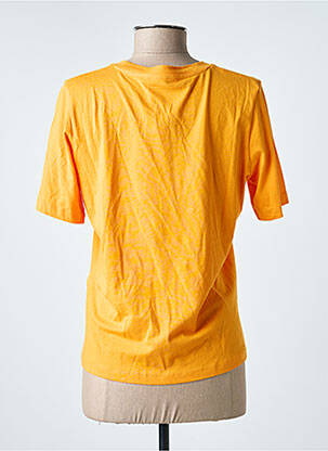 Tricou guler rotund mâneci scurte portocalie ONLY femeie