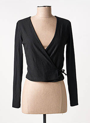 Cardigan petrecut mâneci lungi negru ONLY femeie