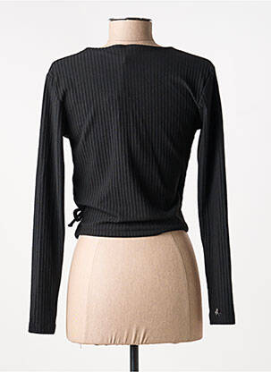 Cardigan petrecut mâneci lungi negru ONLY femeie