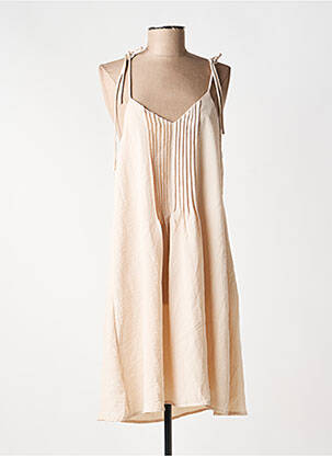 Rochie scurtă bej JACQUELINE DE YONG femeie