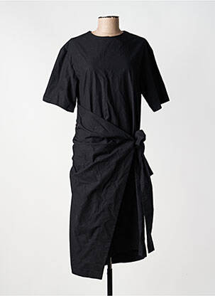 Rochie lungă negru YUGEN femeie