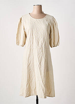 Rochie scurtă guler rotund alb JACQUELINE DE YONG femeie