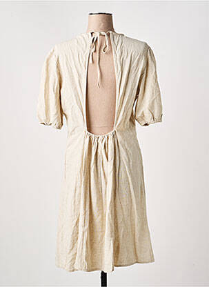 Rochie scurtă guler rotund alb JACQUELINE DE YONG femeie