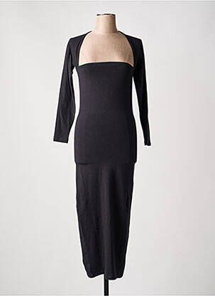 Rochie lungă negru JJXX femeie