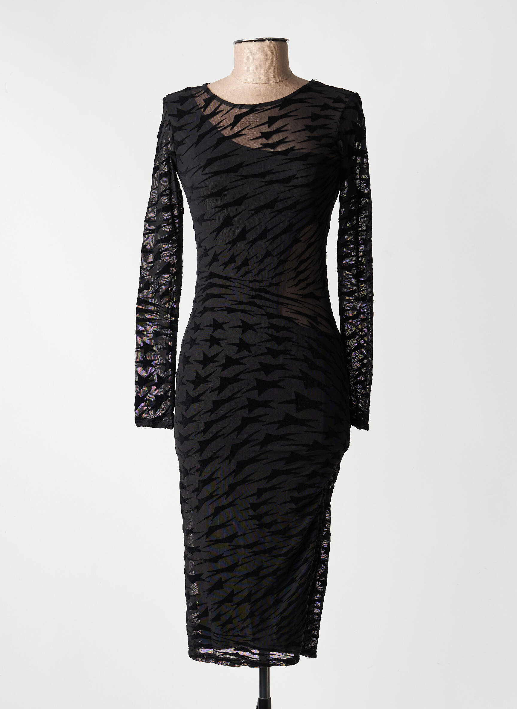 Rochie lungă negru TALLY WEIJL femeie