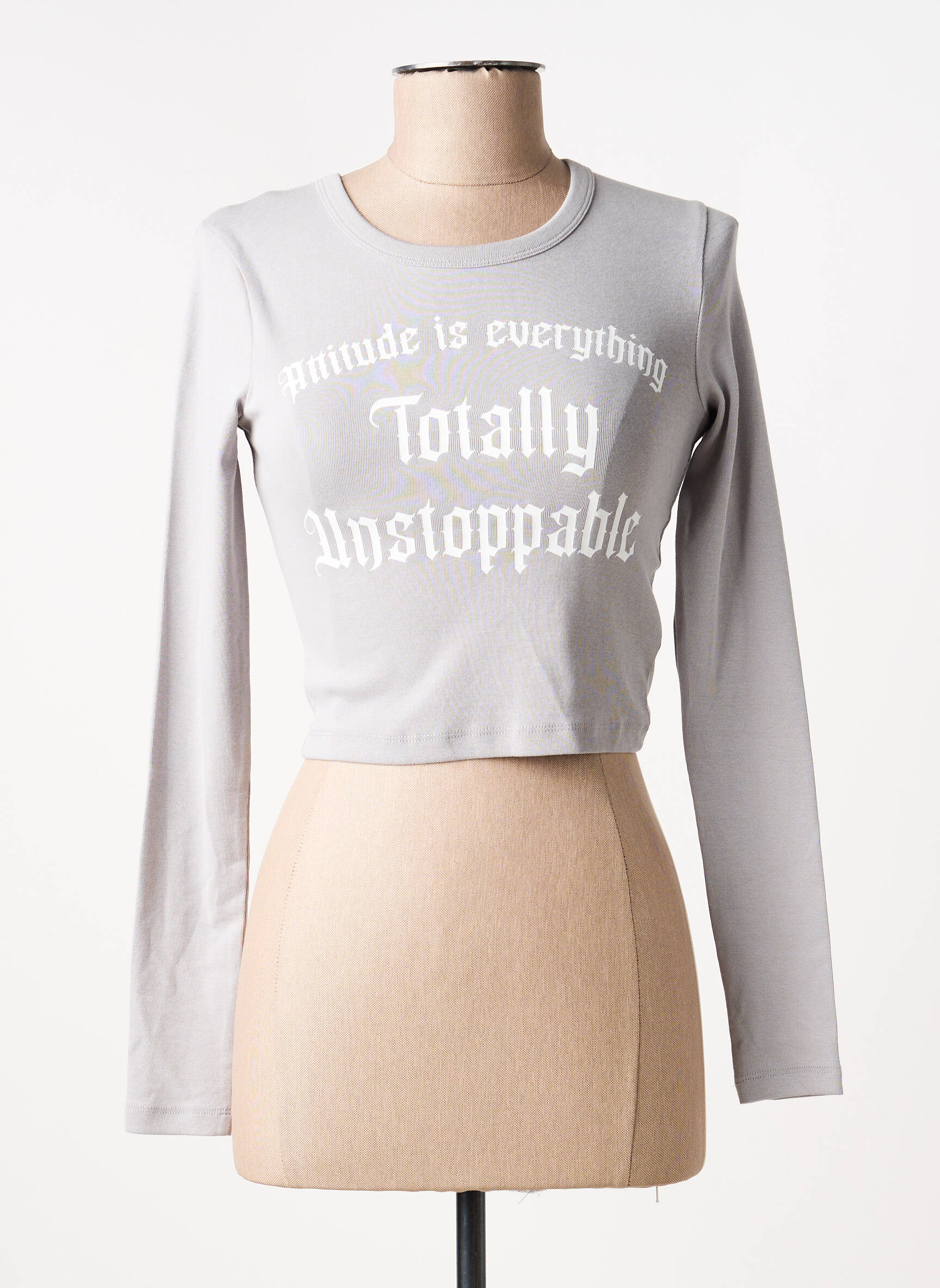 Tricou gri TALLY WEIJL femeie