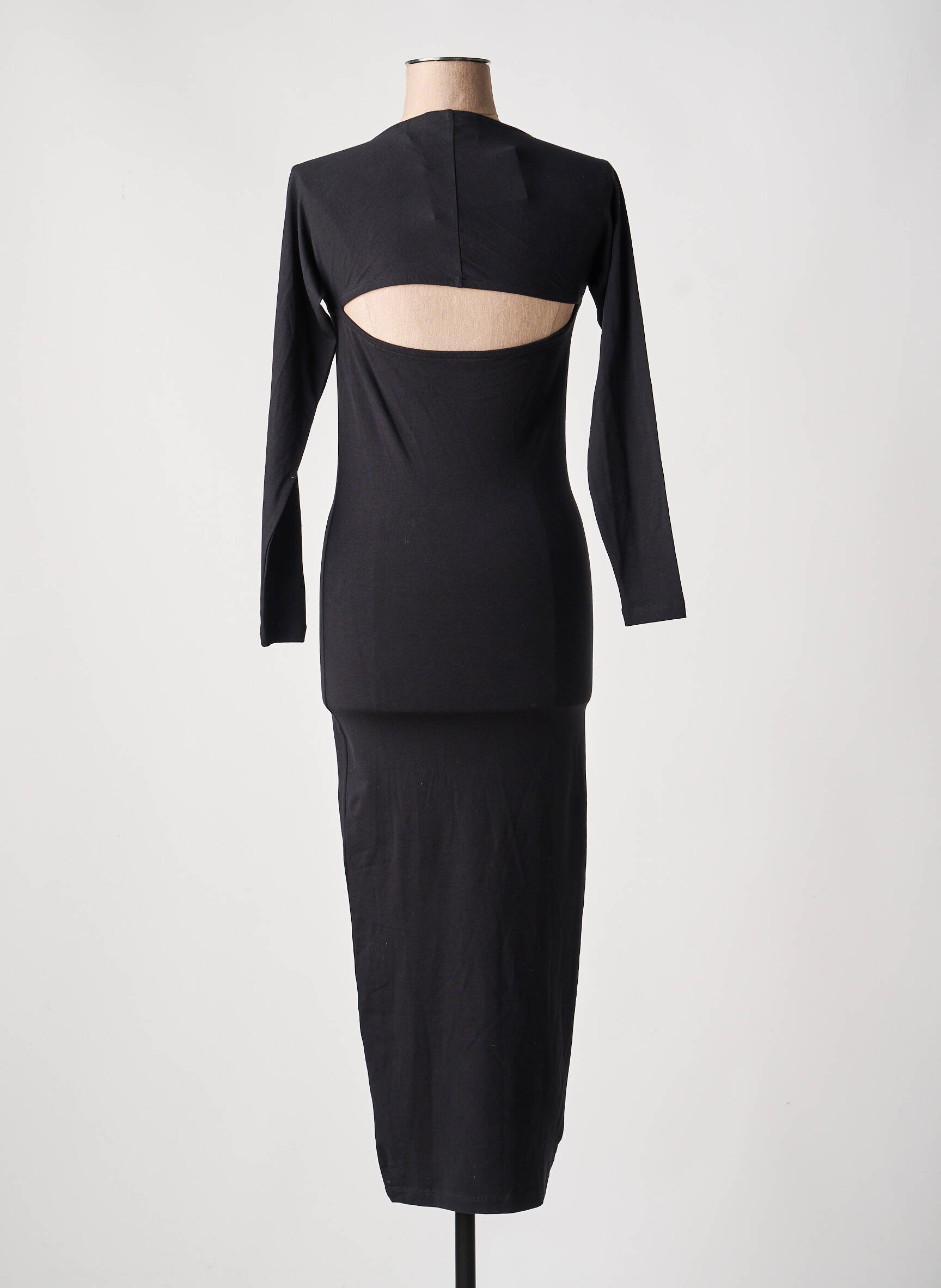 Rochie lungă negru JJXX femeie
