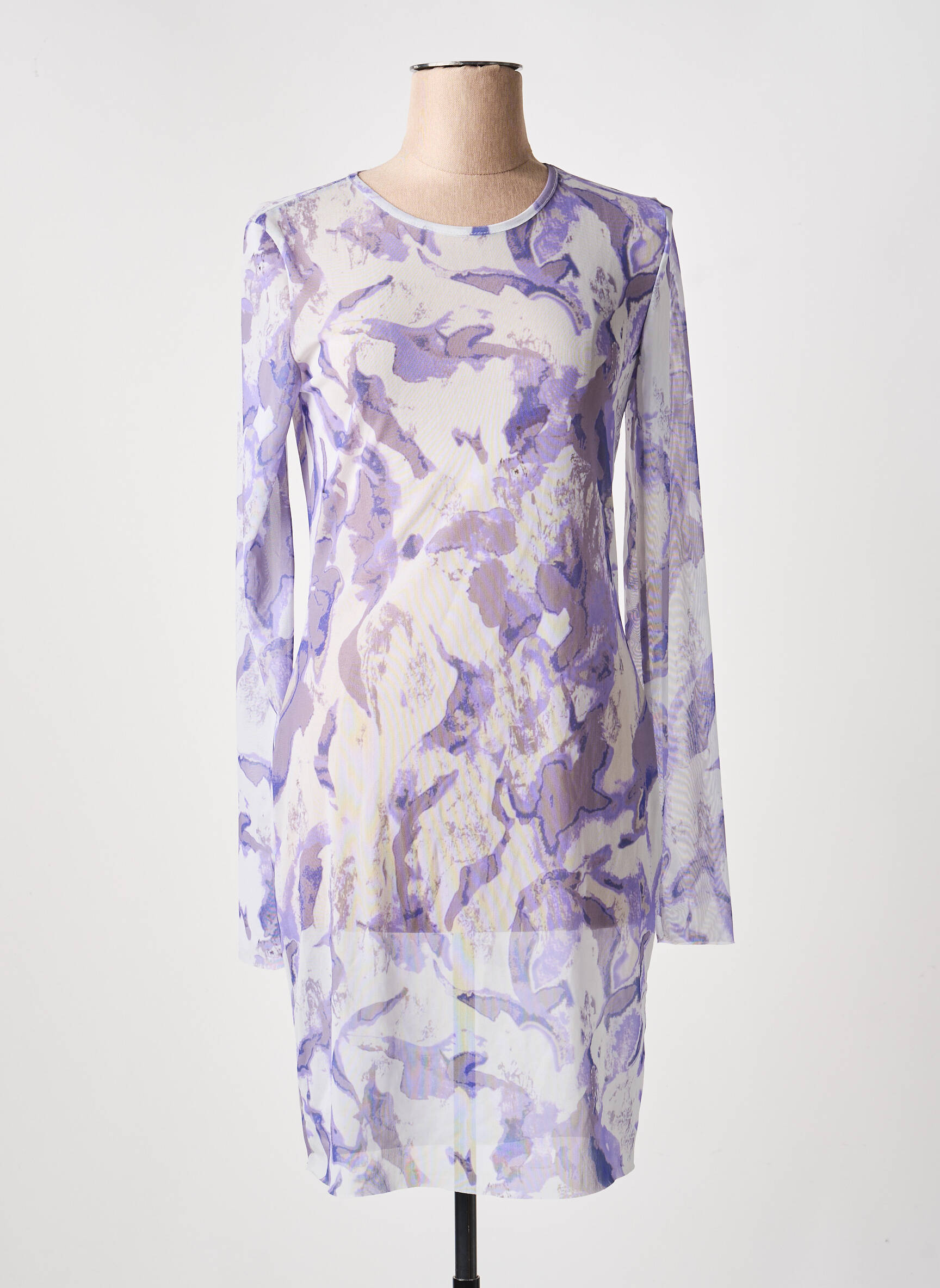 Rochie scurtă violet NOISY MAY femeie
