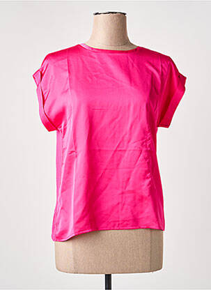 Tricou mâneci scurte mâneci scurte roz VILA femeie
