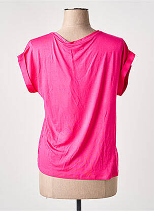 Tricou mâneci scurte mâneci scurte roz VILA femeie