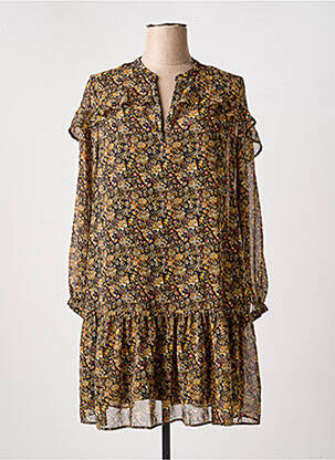 Rochie scurtă maro MANGO femeie