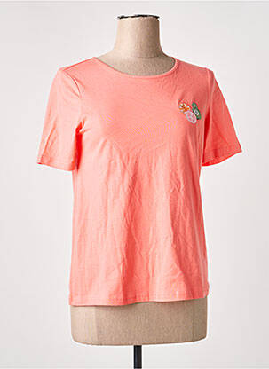 Tricou mâneci scurte mâneci scurte roz VERO MODA femeie