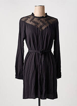 Rochie scurtă guler rotund negru VILA femeie