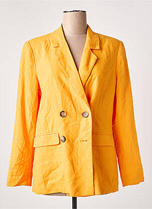 Sacou guler tip costum portocalie ONLY femeie