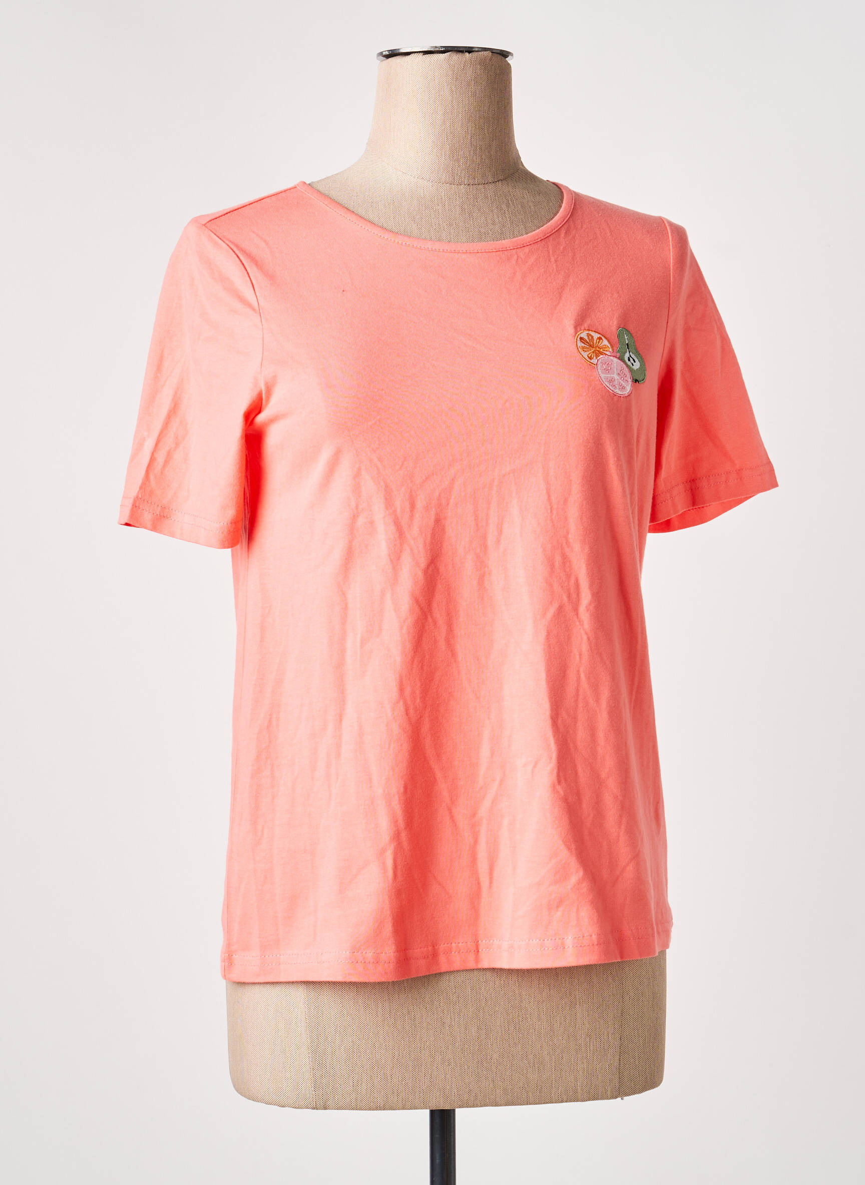 Tricou mâneci scurte mâneci scurte roz VERO MODA femeie