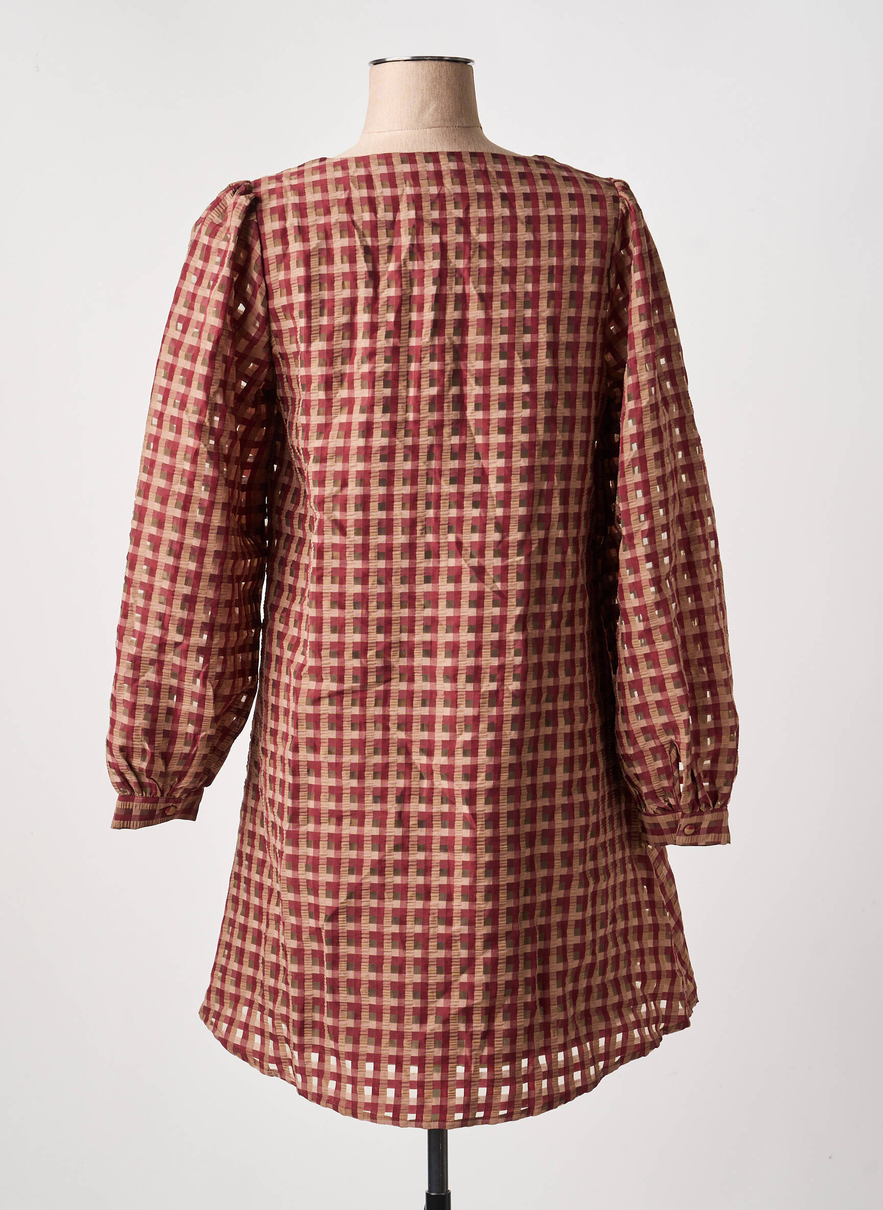Rochie scurtă maro VILA femeie
