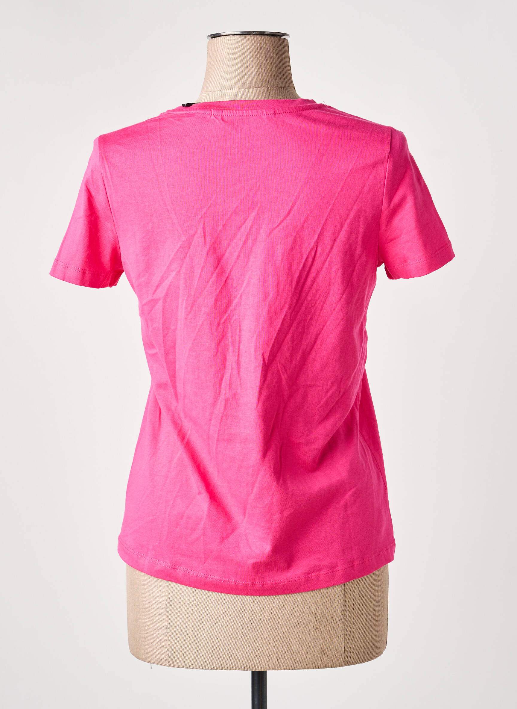Tricou guler rotund mâneci scurte violet VERO MODA femeie