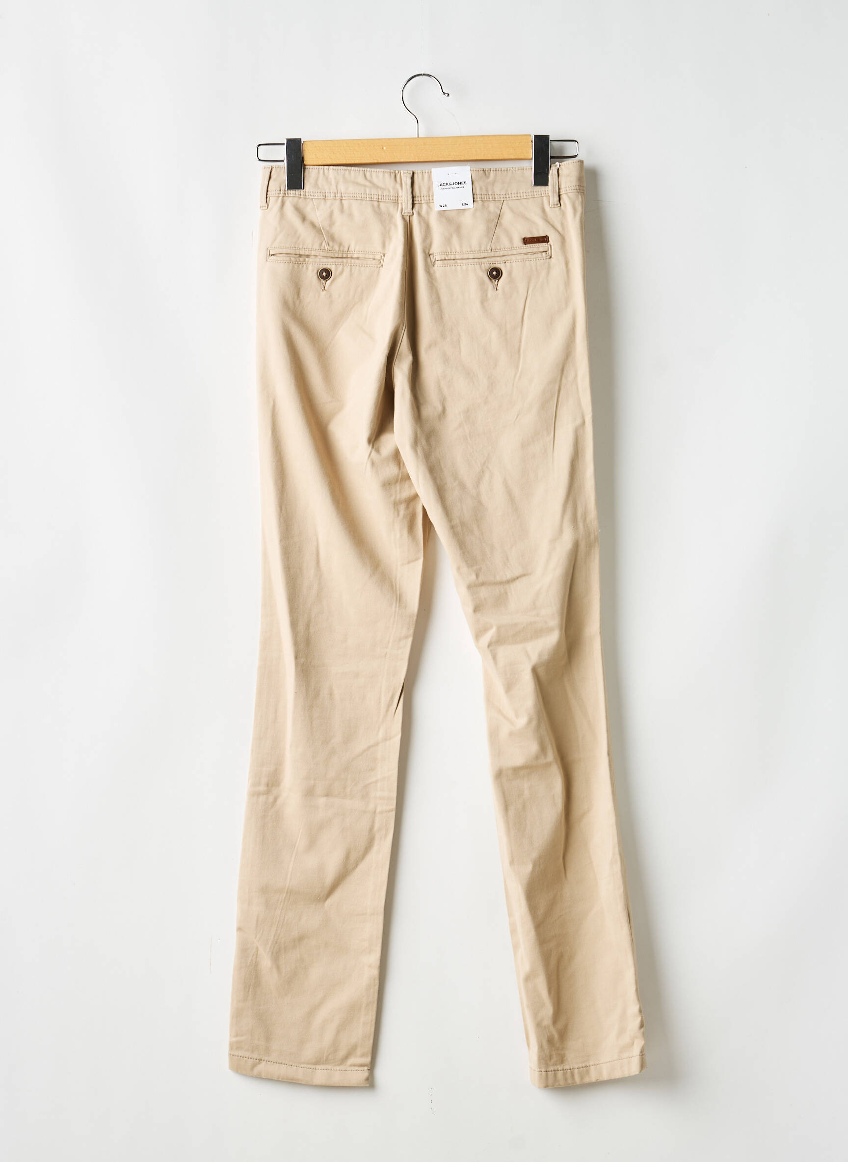 Pantalon chino bej JACK & JONES bărbat