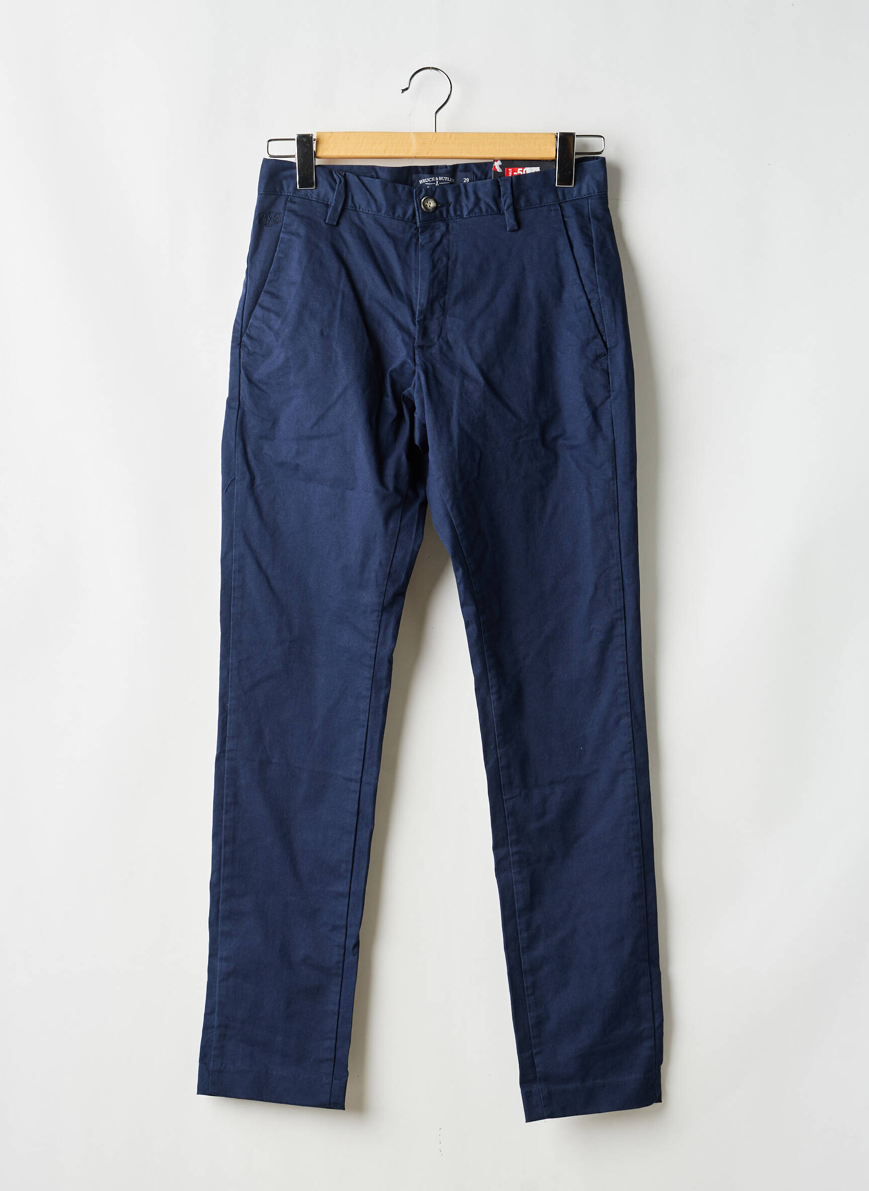 Pantalon chino albastru BRUCE & BUTLER  bărbat