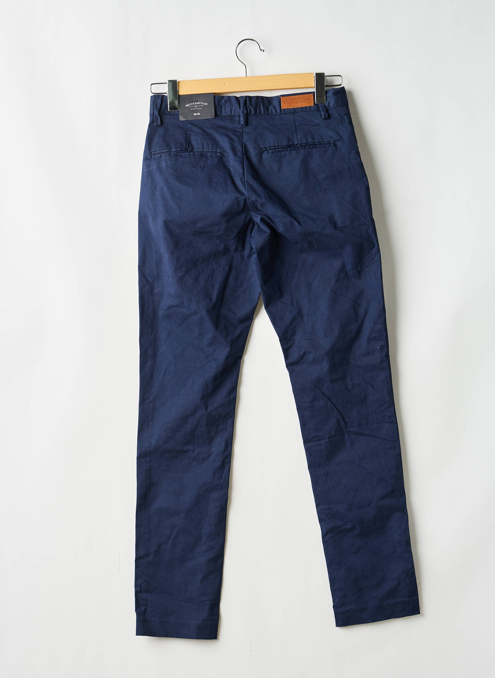 Pantalon chino albastru BRUCE & BUTLER  bărbat
