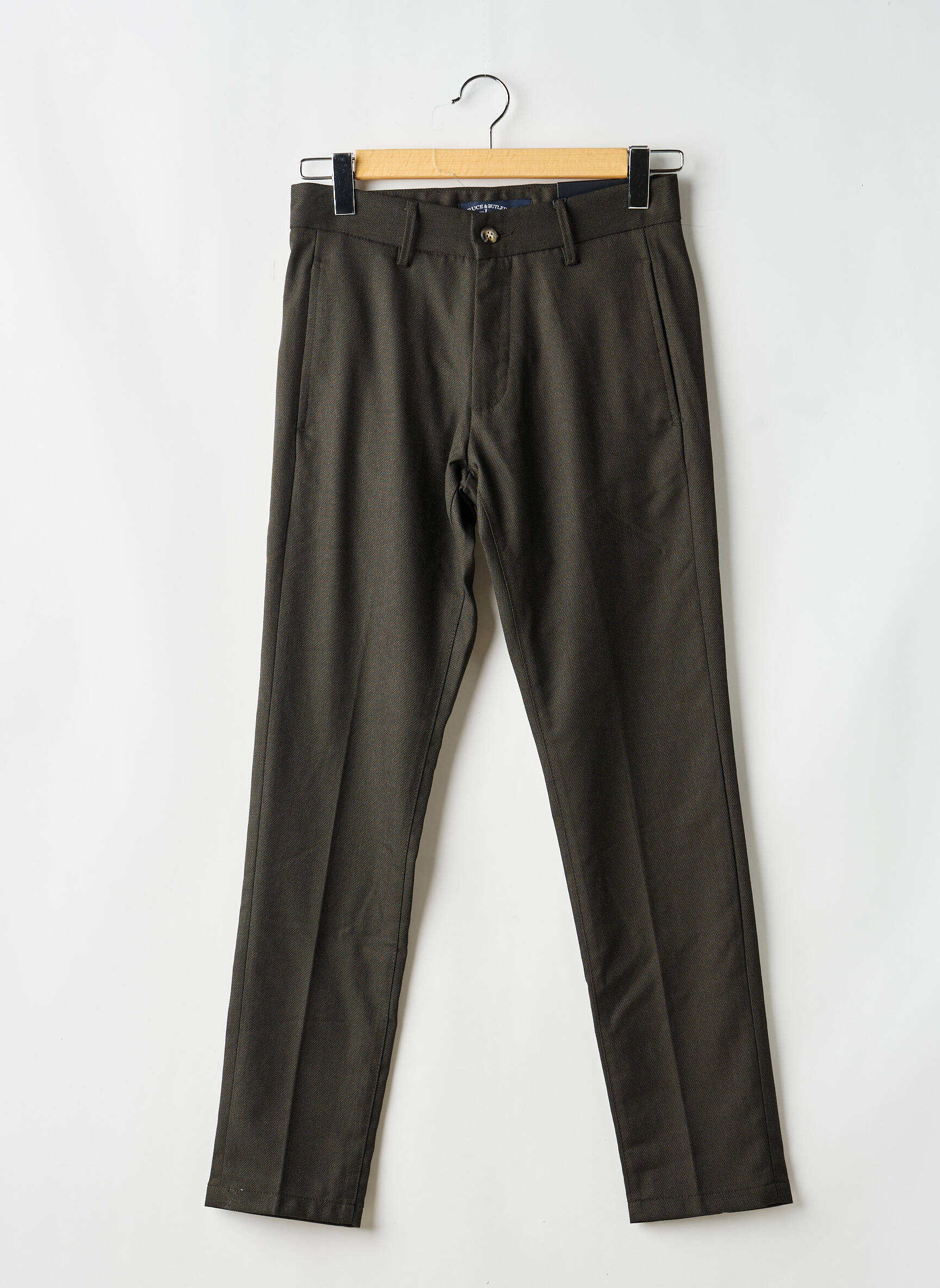 Pantalon drept verde BRUCE & BUTLER  bărbat