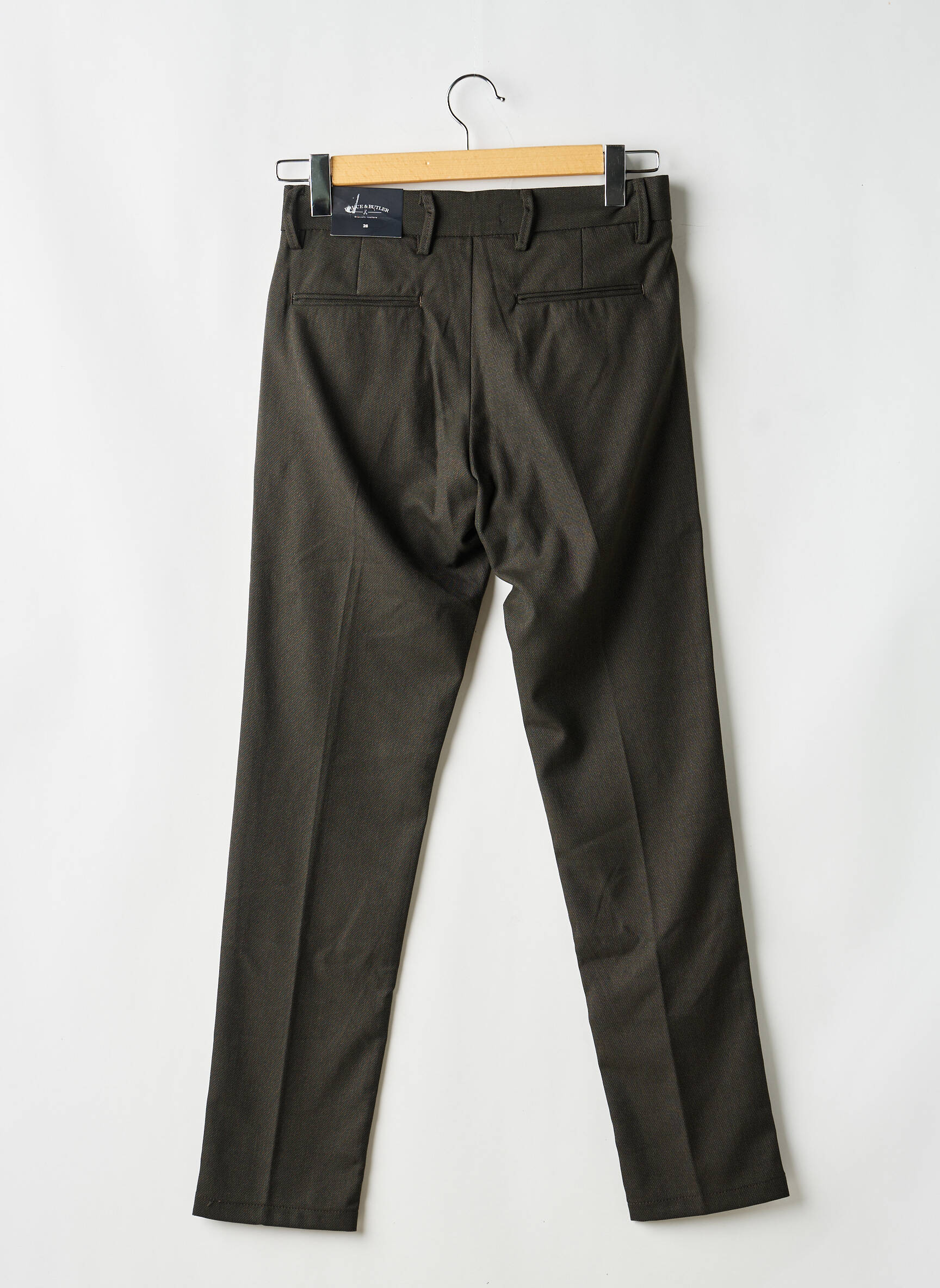 Pantalon drept verde BRUCE & BUTLER  bărbat