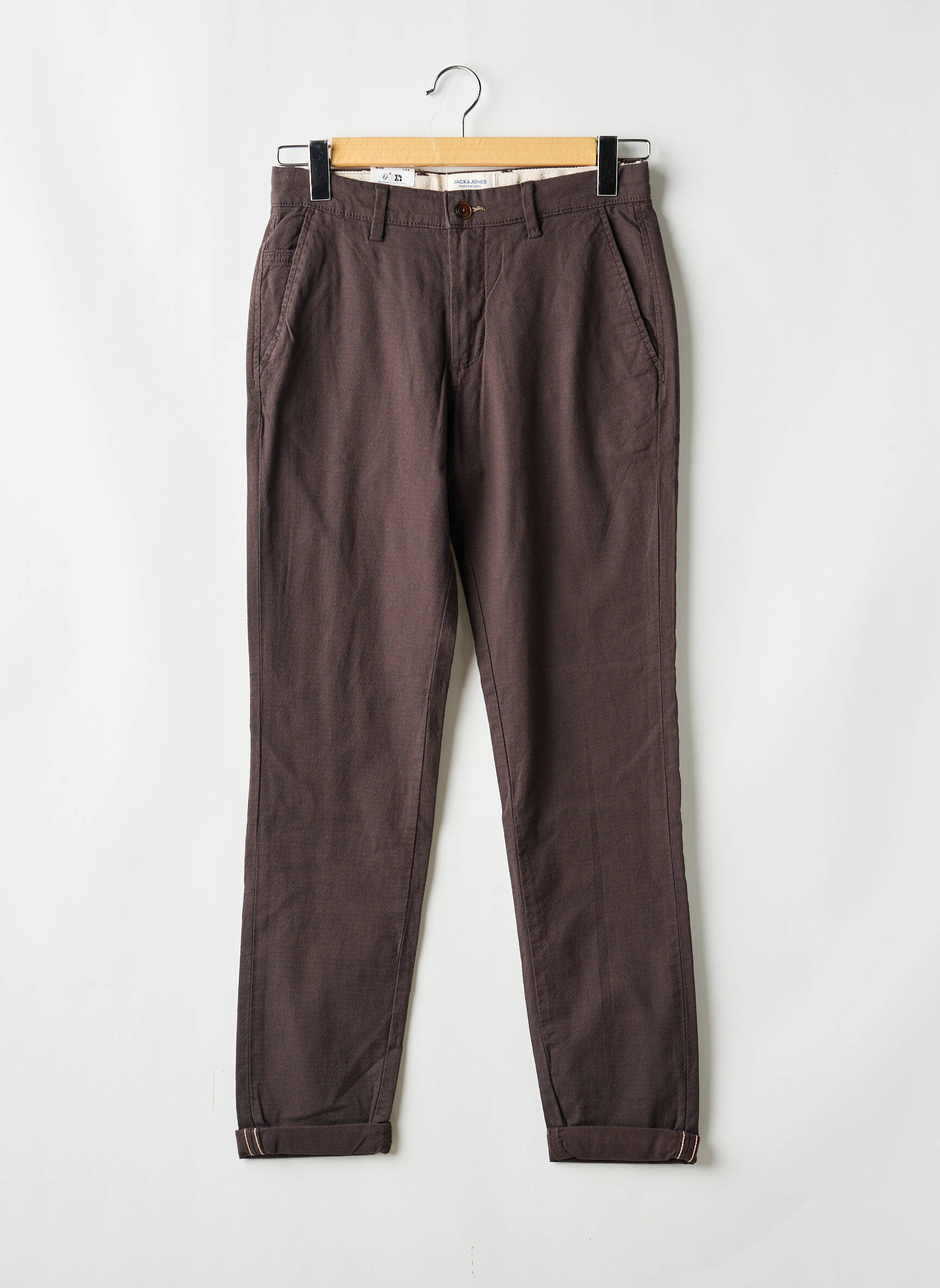 Pantalon chino maro JACK & JONES bărbat