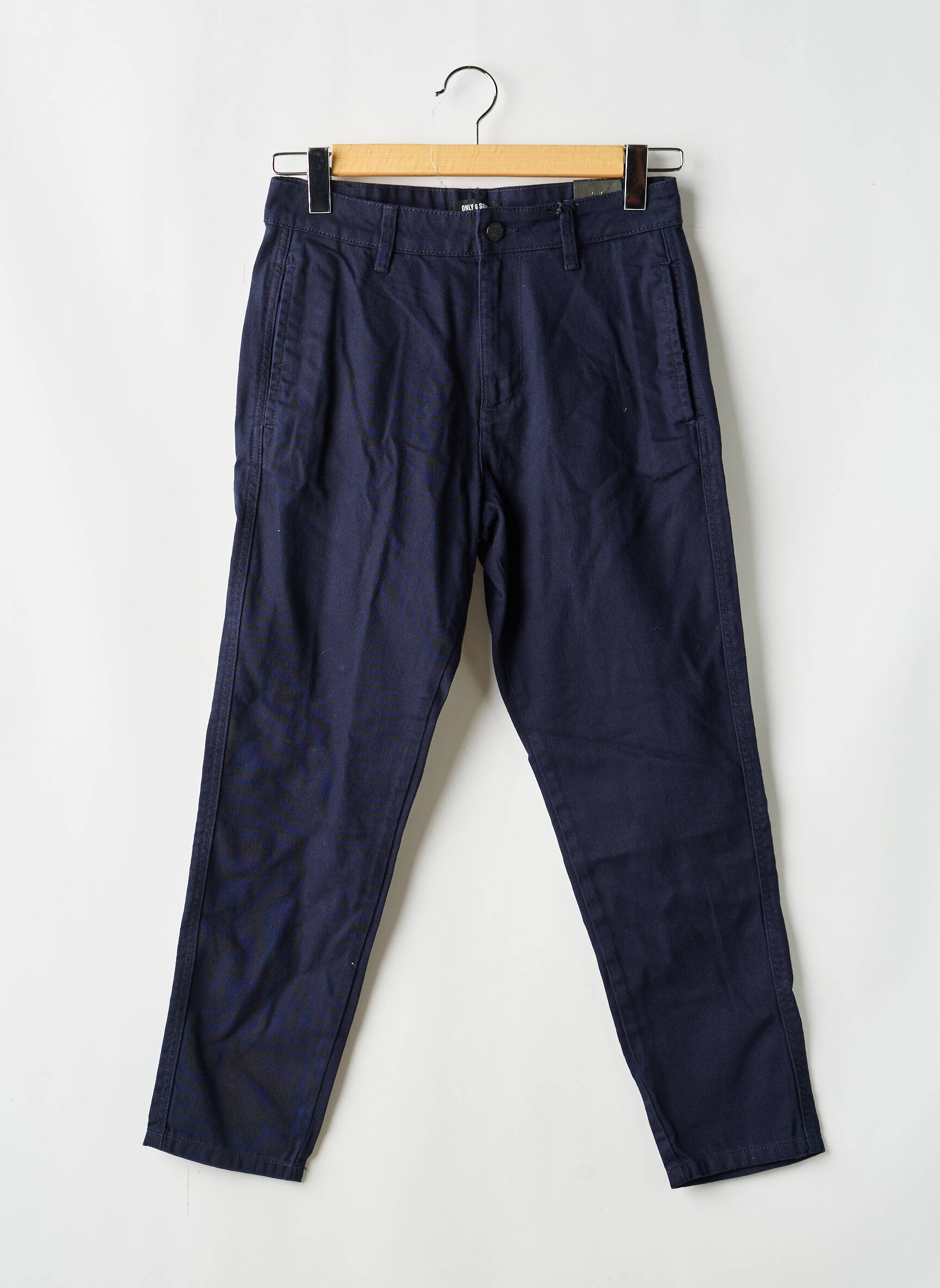 Pantalon slim albastru ONLY&SONS bărbat