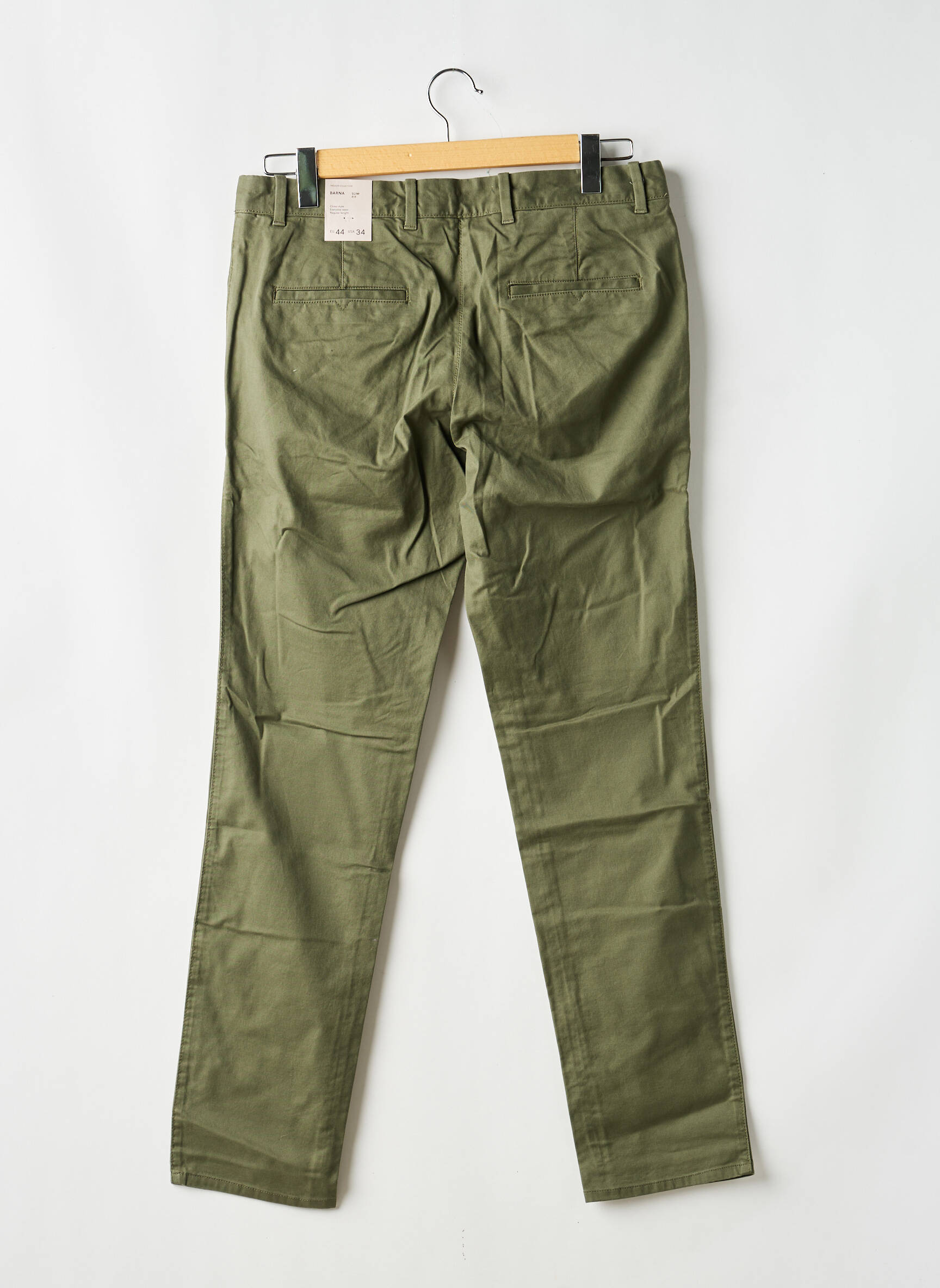 Pantalon drept verde MANGO bărbat
