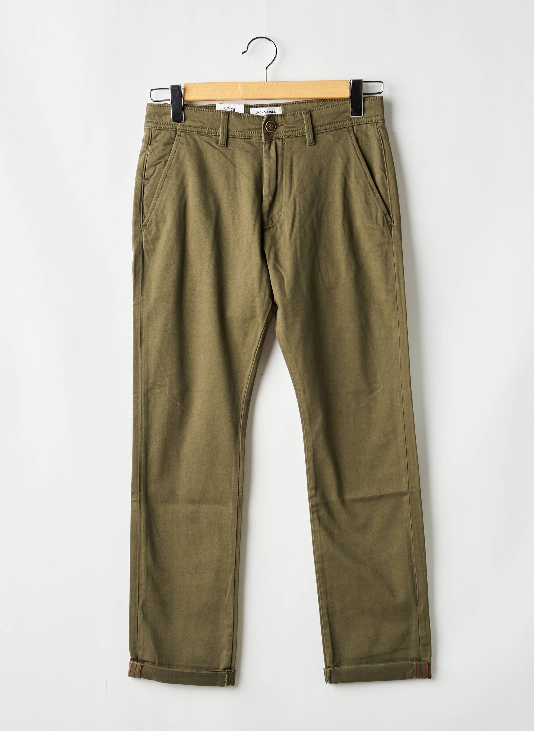Pantalon chino verde JACK & JONES bărbat