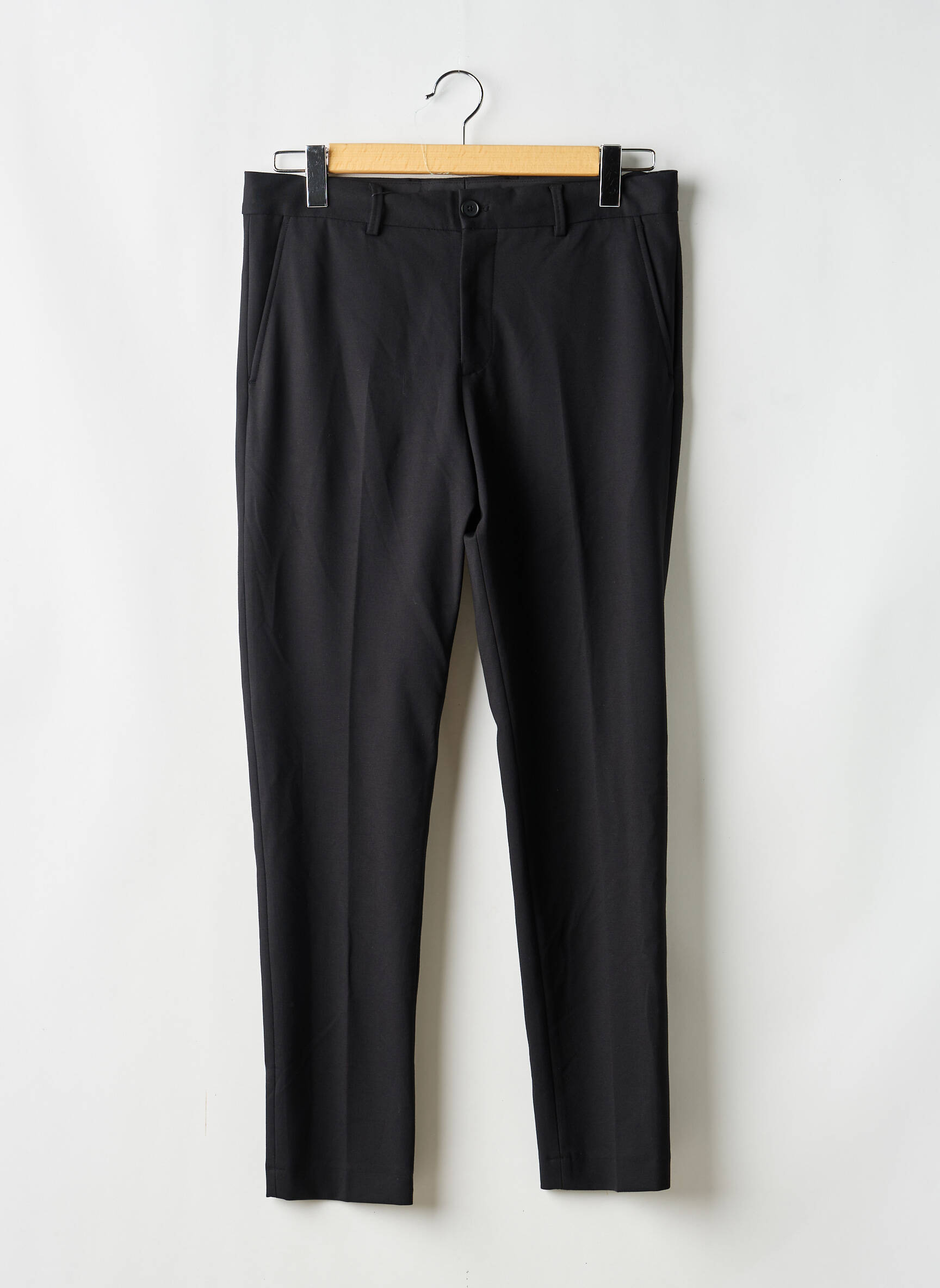 Pantalon drept negru SELECTED bărbat