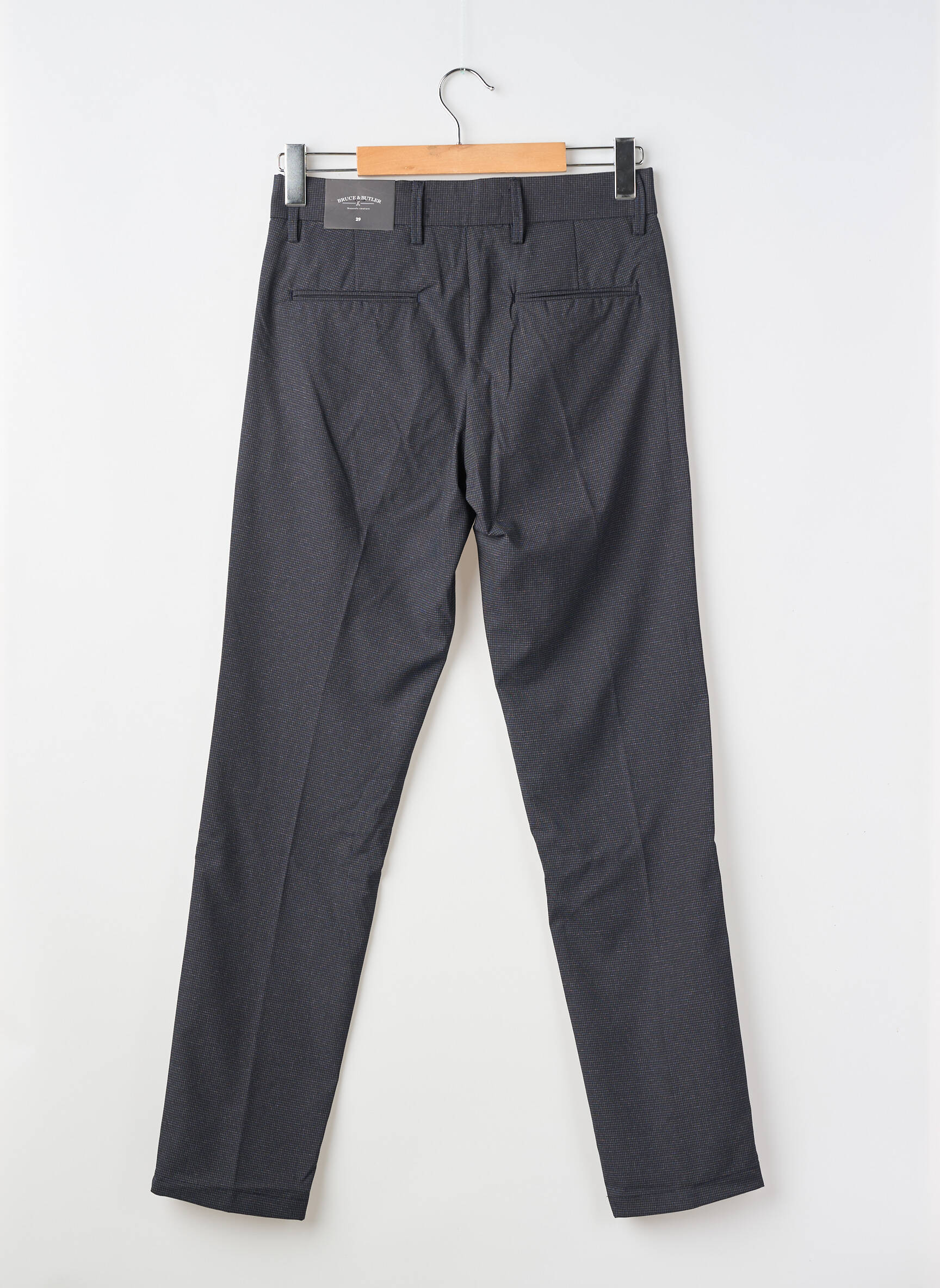 Pantalon drept albastru BRUCE & BUTLER  bărbat