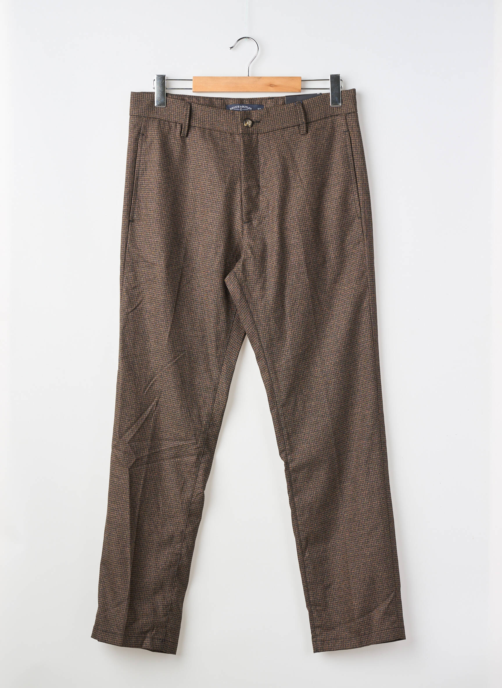 Pantalon drept maro BRUCE & BUTLER  bărbat