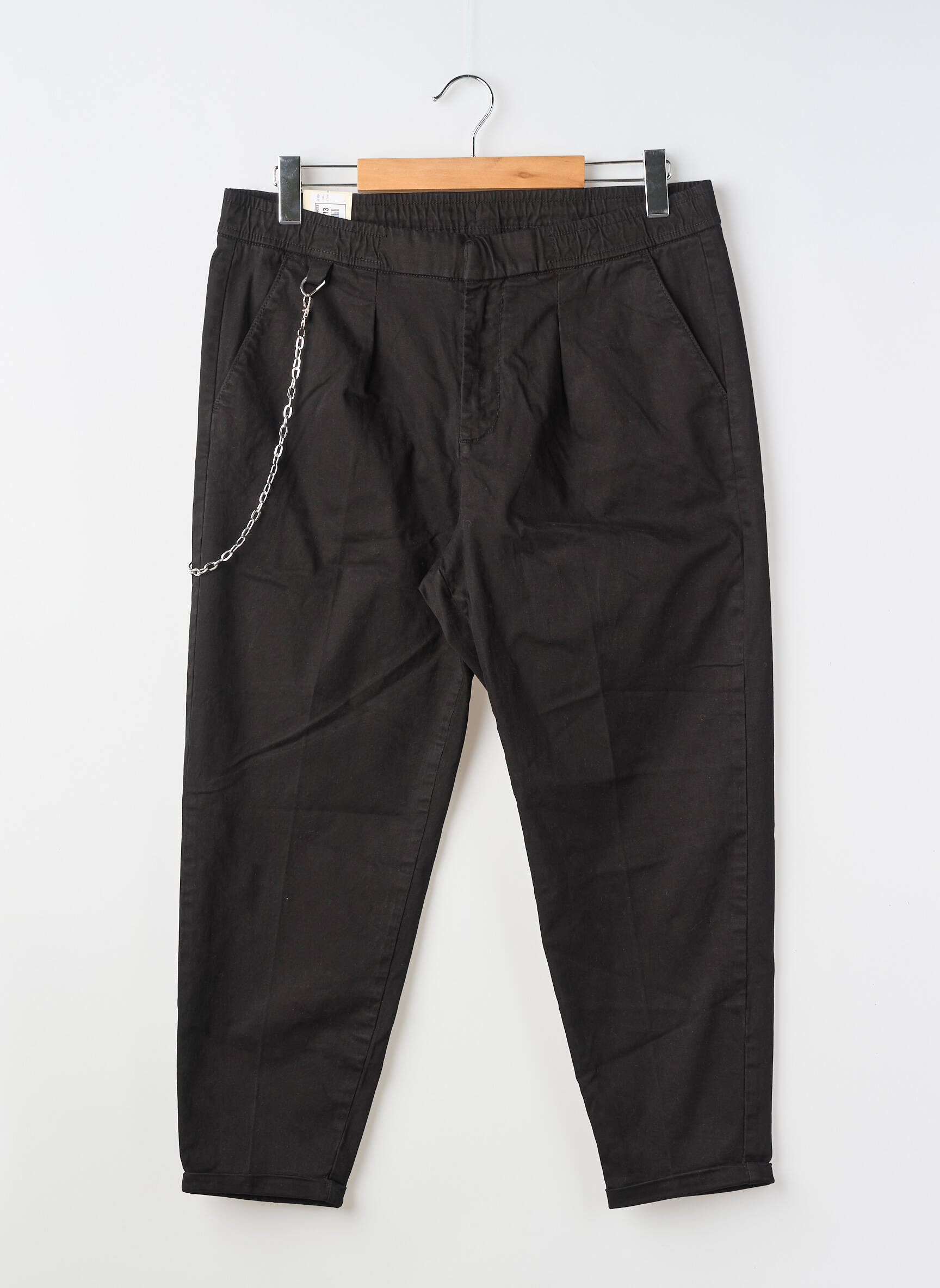 Pantalon drept negru REDEFINED REBEL bărbat
