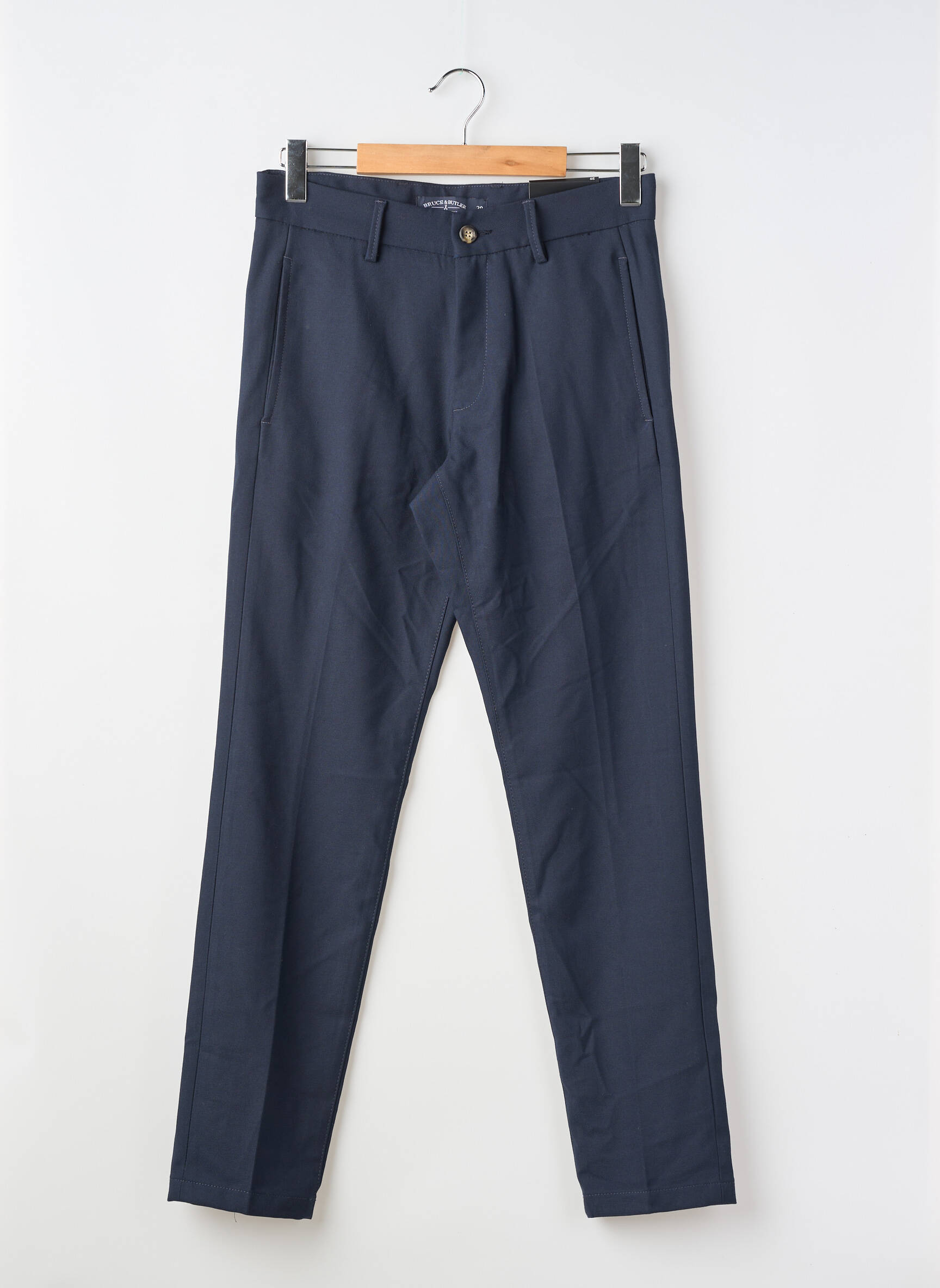 Pantalon drept albastru BRUCE & BUTLER  bărbat