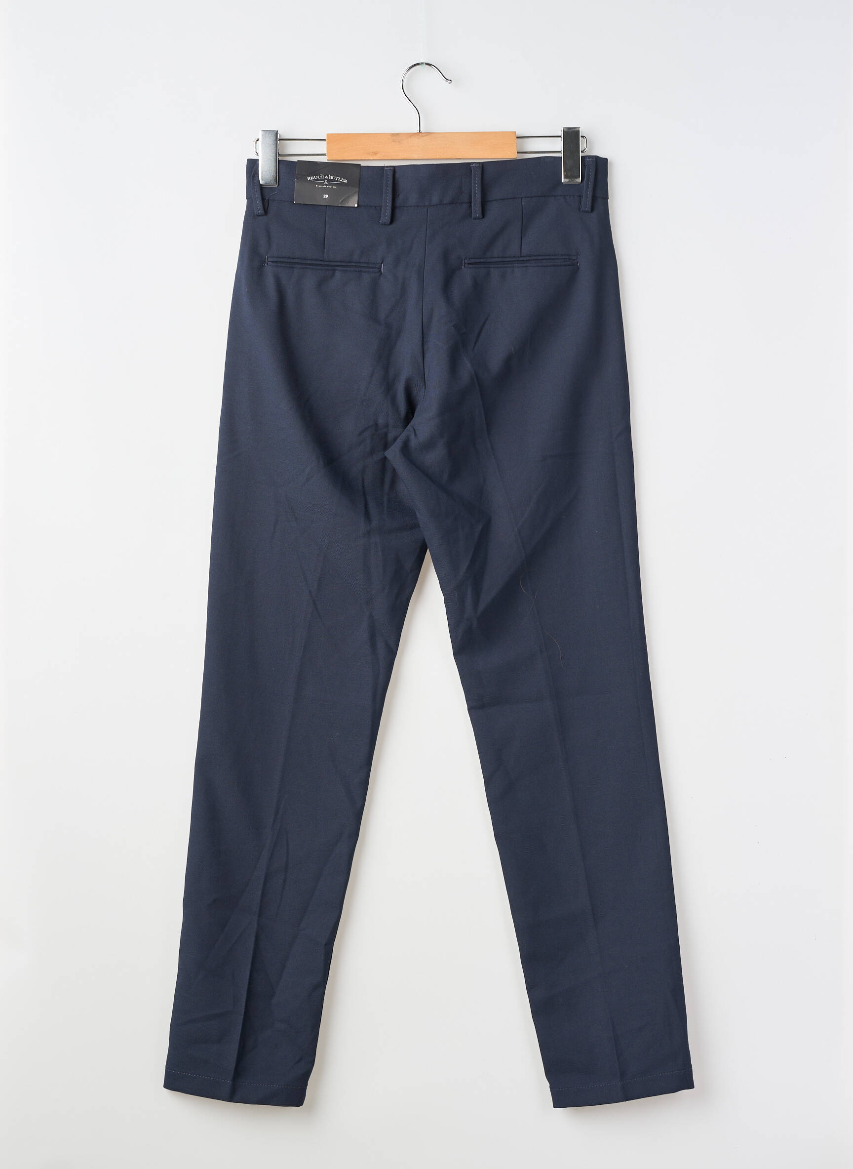 Pantalon drept albastru BRUCE & BUTLER  bărbat