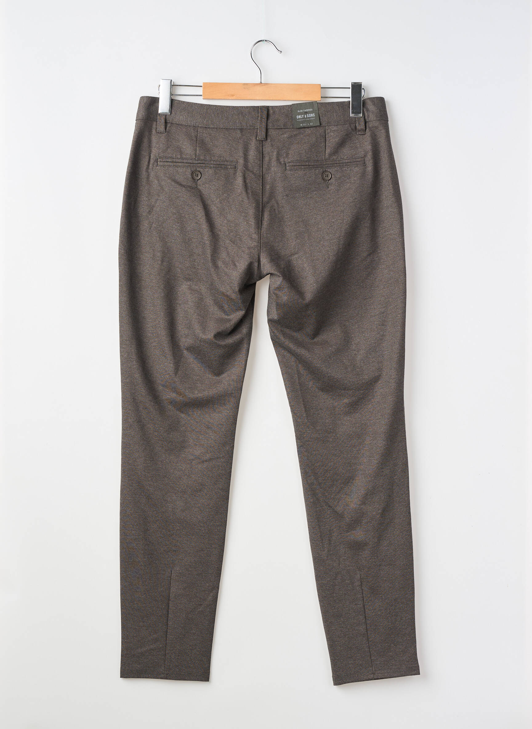Pantalon drept negru ONLY&SONS bărbat