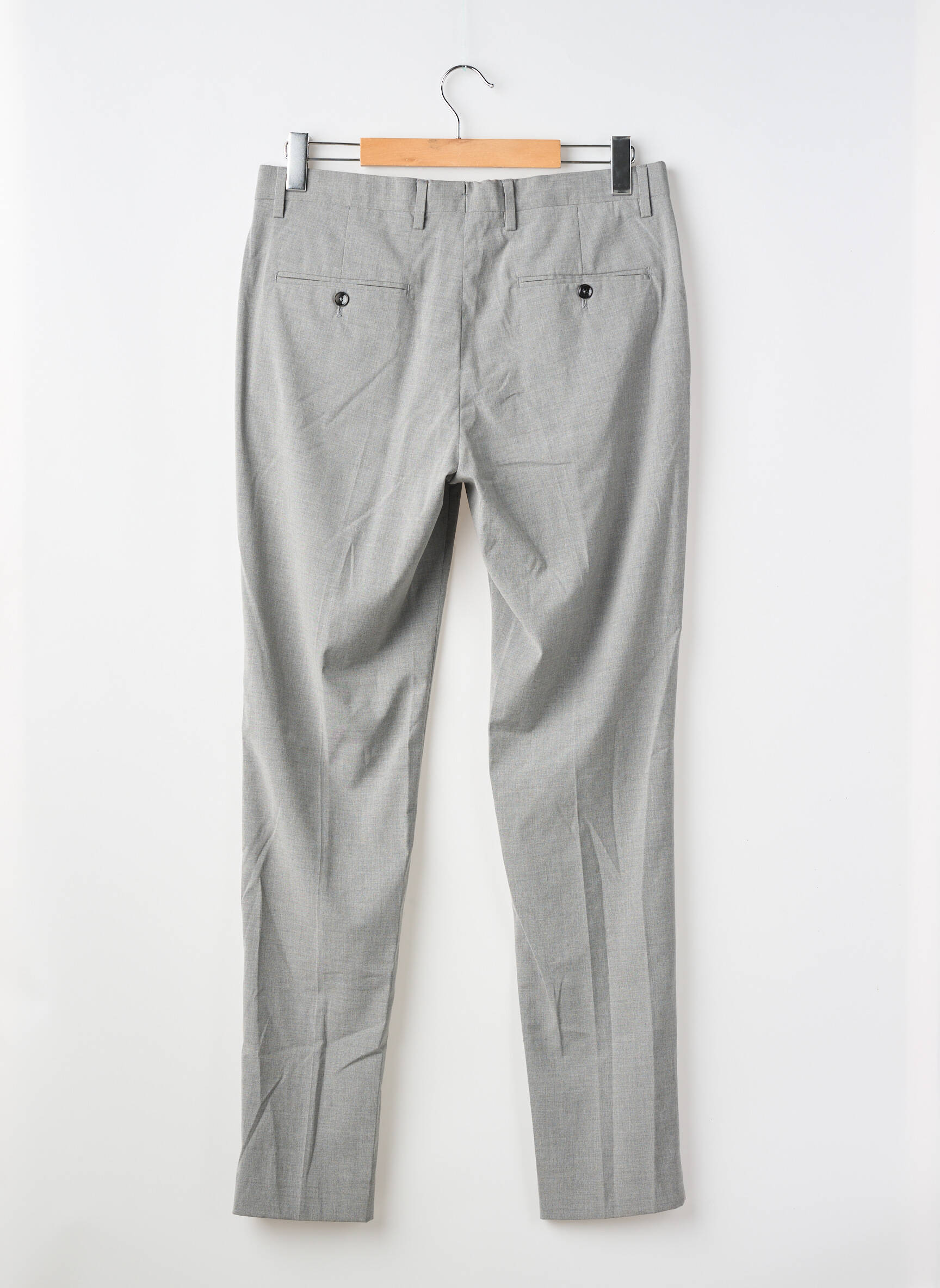 Pantalon drept gri MANGO bărbat
